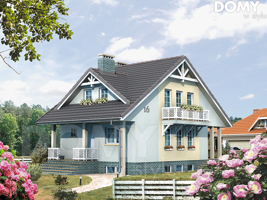 Uwertura projekt domu bez garażu