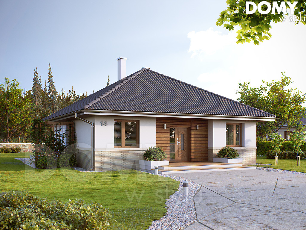 projekt domu jednorodzinnego parterowego